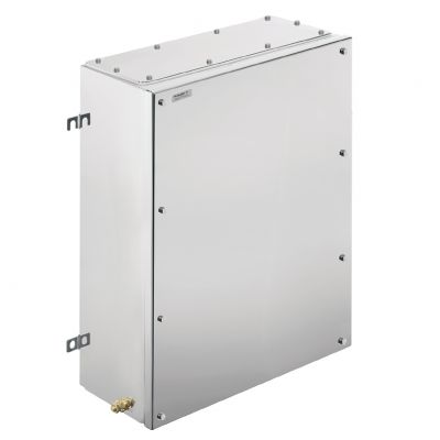 WEIDMULLER KTB FS 624515 S4E1 Metalowa obudowa iskrobezpieczna, 450 x 620 x 150 mm, element polerowany elektrolitycznie, Płytka kołnierzowa: Tak, na dole, M6 wkręty o łbie sześciok 1196410000 /1szt./ (1196410000)